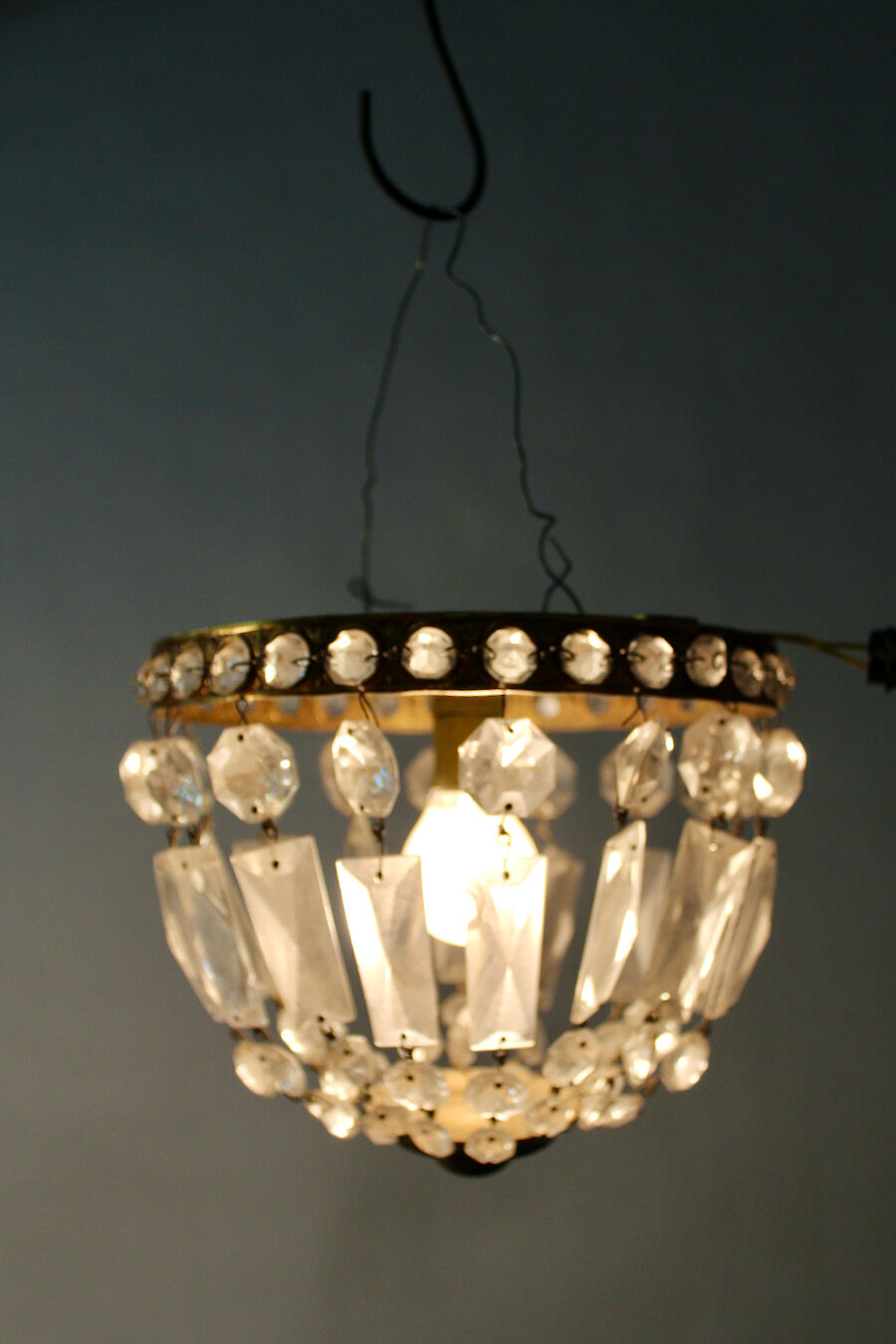 Mongolian ceiling light with stamps
