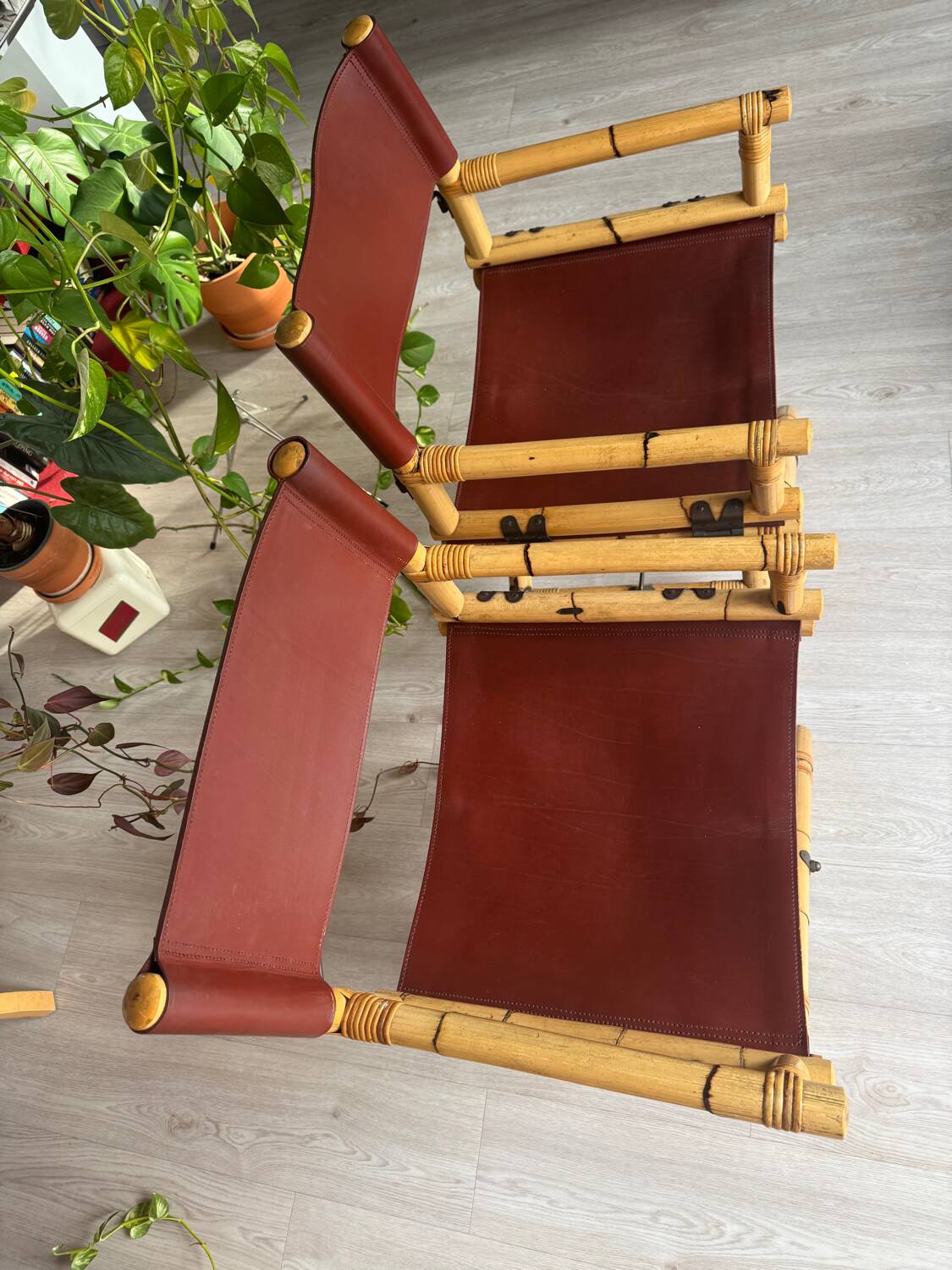 2 Lyda Levi McGuire Director’s Chairs - Leather