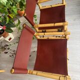 2 Lyda Levi McGuire Director’s Chairs - Leather