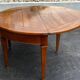 Directoire half-moon walnut table