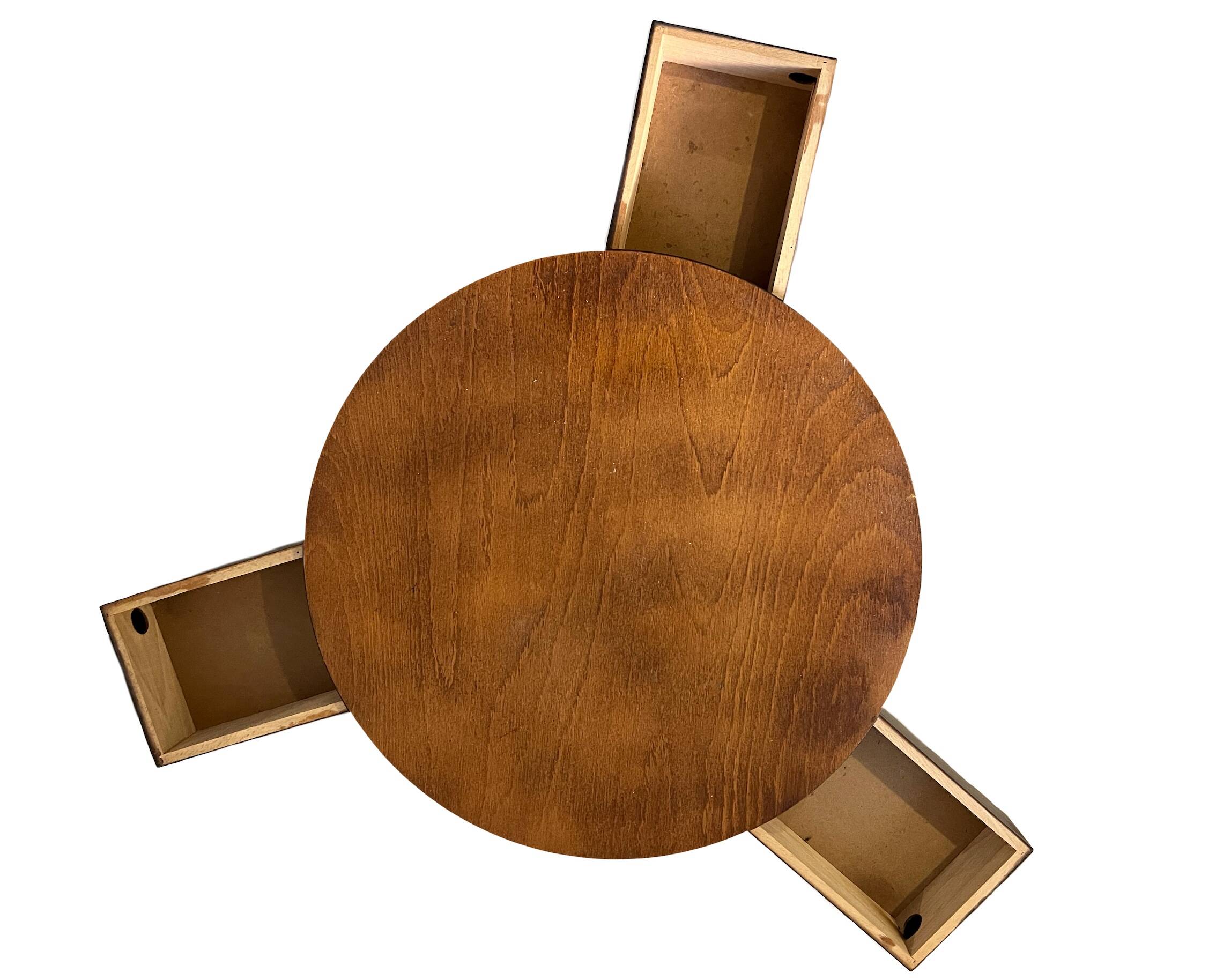 Vintage coffee table with drawers