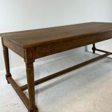 Oak work table, 1850