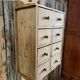 Hanging craft cabinet with drawers