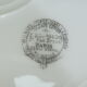 Limoges porcelain round plate for e.Bourgeois Paris no.2
