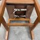 Set of 6 Maison Regain chairs in leather and elm