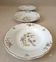Set of 3 deep plates Digoin & Sarreguemines, paradise bird
