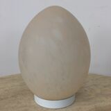 Domec egg lamps, Vianne speckled glass, 1970s