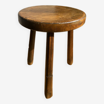 Oak tripod stool, 1960