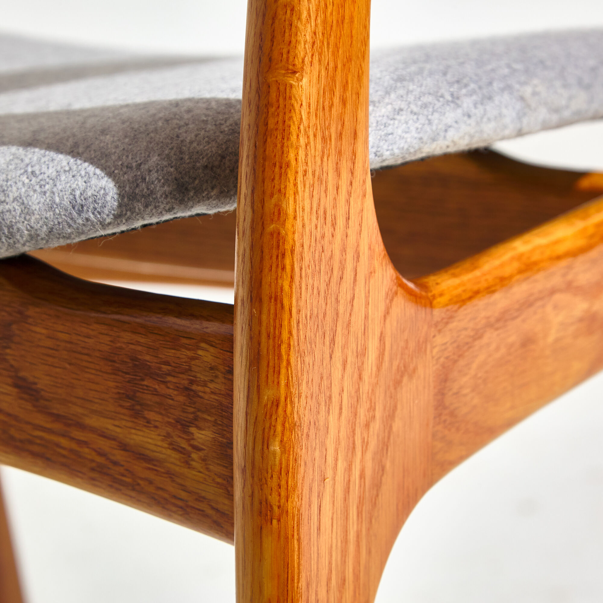 Model 49 oak armchairs by Erik Buch for O.D. Møbler