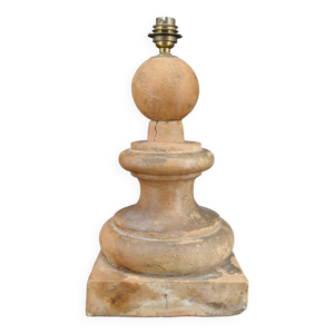 Lampe pilastre en terre