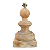 Terracotta pilaster lamp, brutalist style, France, Mid-Century