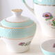 Coffee service, coffee maker, sugar maker, 6 cups and under cups, Moulin des Loups