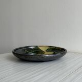 large colored terracotta ceramic dish