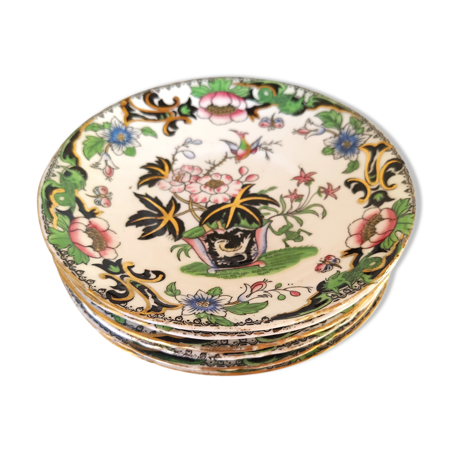 6 Feldspar tiled dessert plates