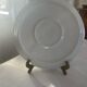 Large round ceramic plate with floral decoration – Arts & Crafts style