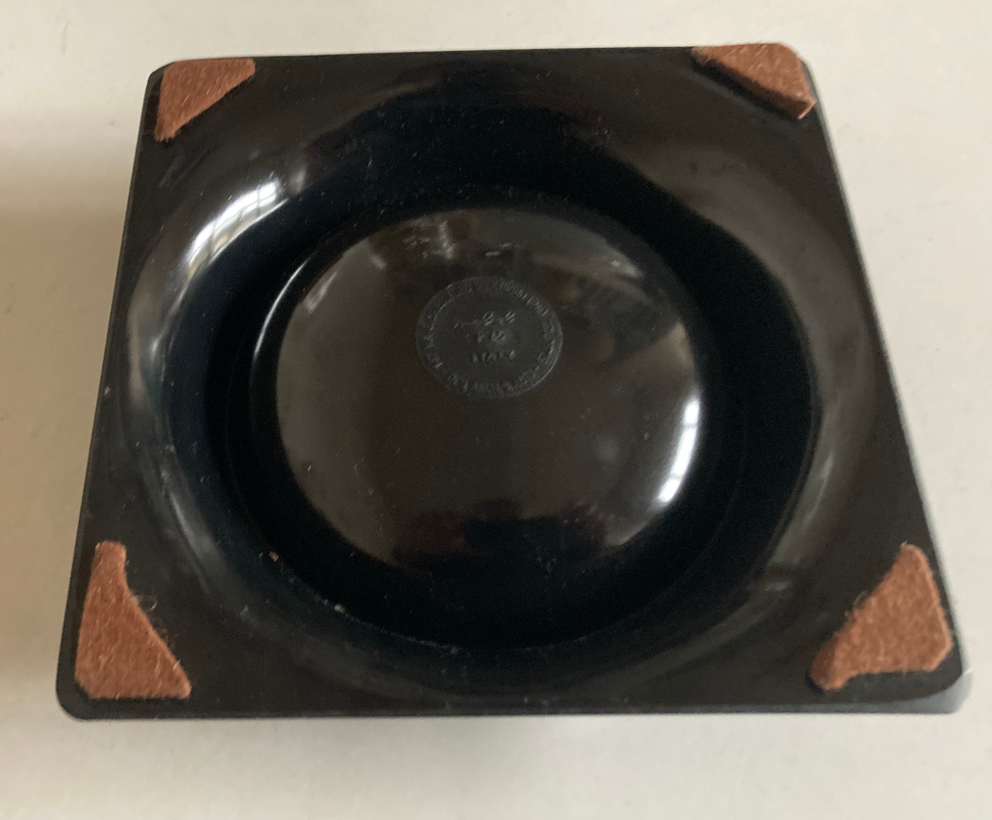 Empty pocket in bakelite italian design space age 1970