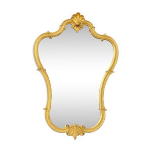 miroir à cadre doré