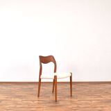 Chaises Modèle 71 en Teck par Niels Otto (NO) Møller pour JL Møllers, 1950