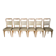 Set of 6 vintage 50s Scandinavian chairs