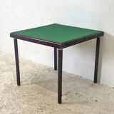 Folding bridge table