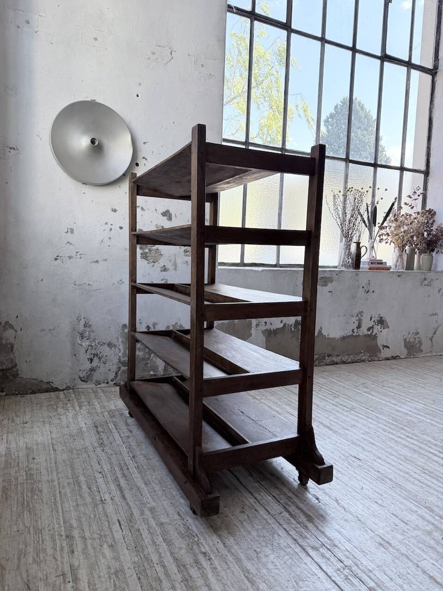 Old bakery shelf from the 1950s.