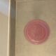 Soliflore vase opaline rose vintage