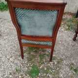 Pair of antique Louis XVI mahogany armchairs from the 19th century