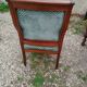 Pair of antique Louis XVI mahogany armchairs from the 19th century