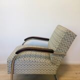 Bauhaus tubular steel armchair from Mücke Melder, 1930s