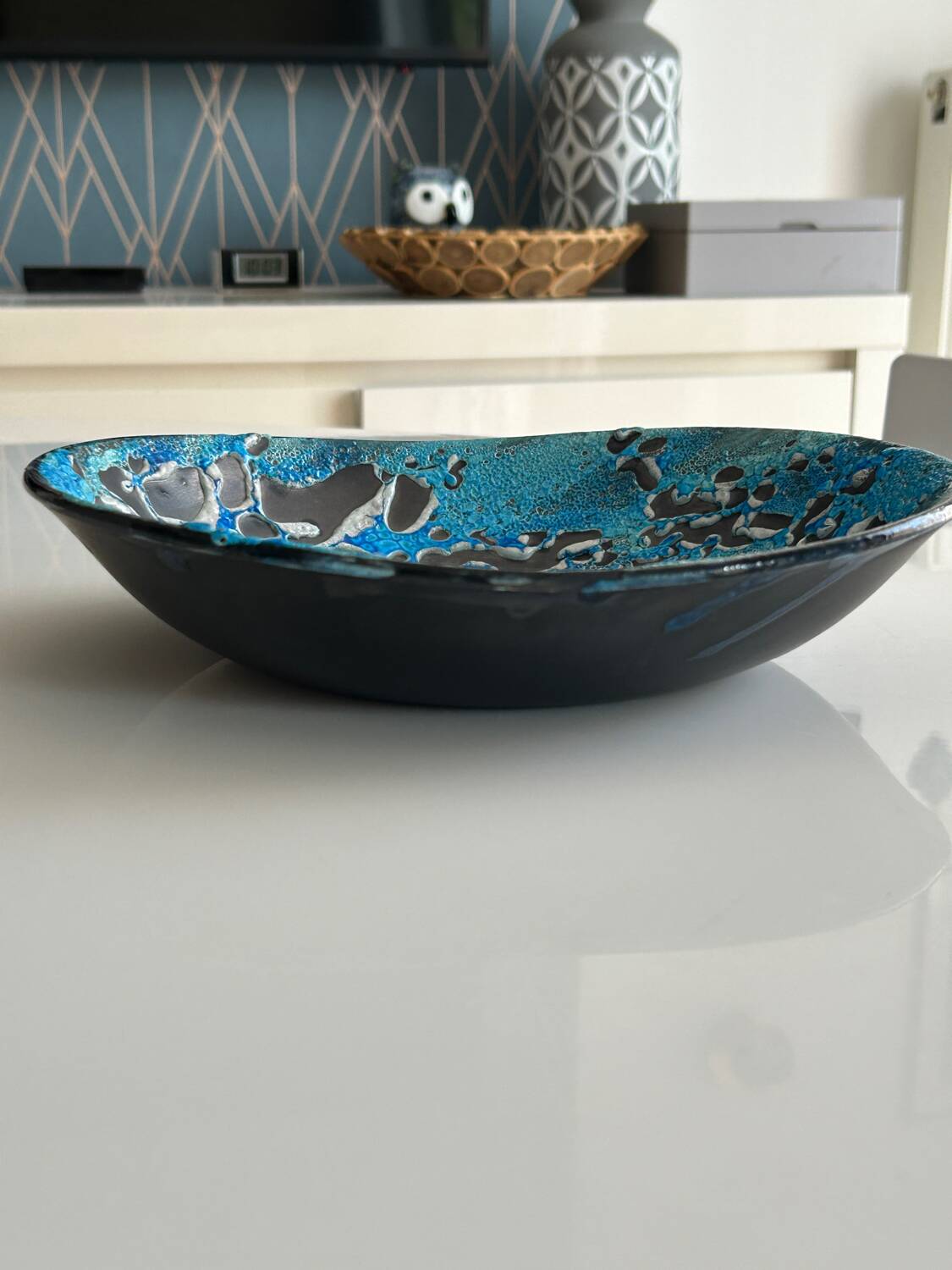 Fat Lava Glazed Ceramic Cup