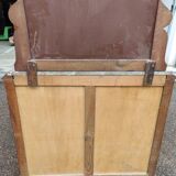 Commode coiffeuse marbre glace bizautee annee 1950