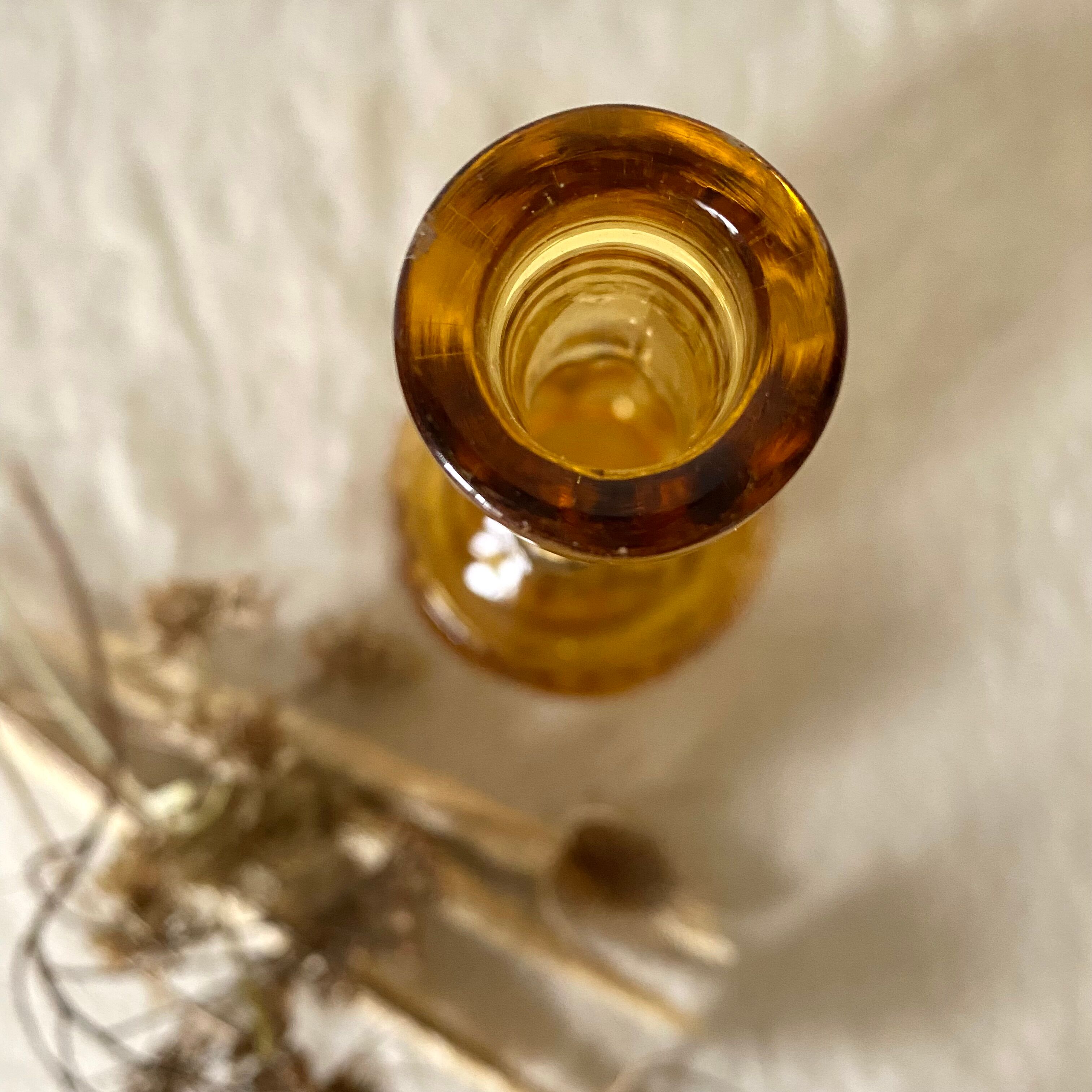 Vintage amber decanter Empoli