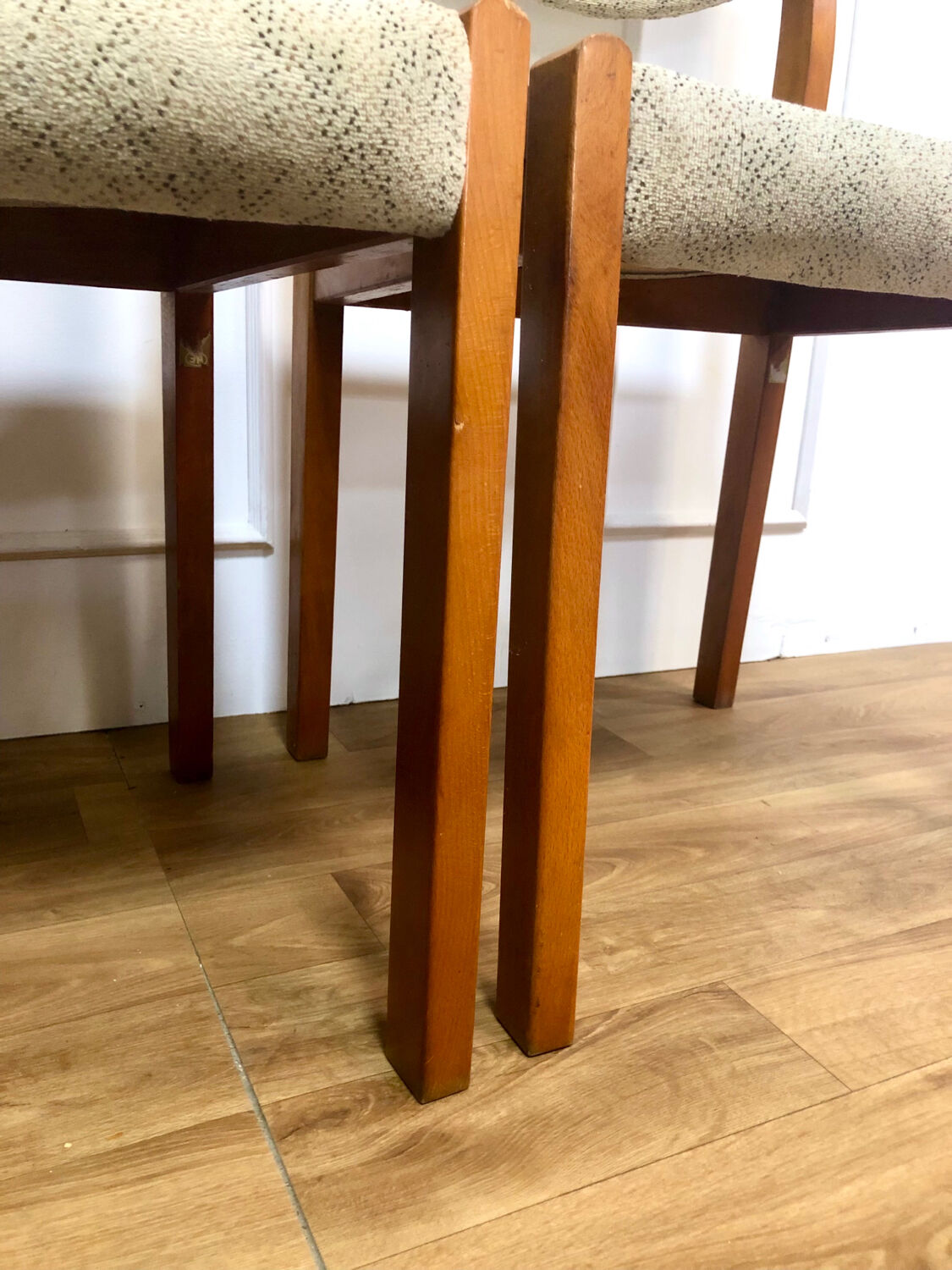 Set of 4 vintage Scandinavian chairs