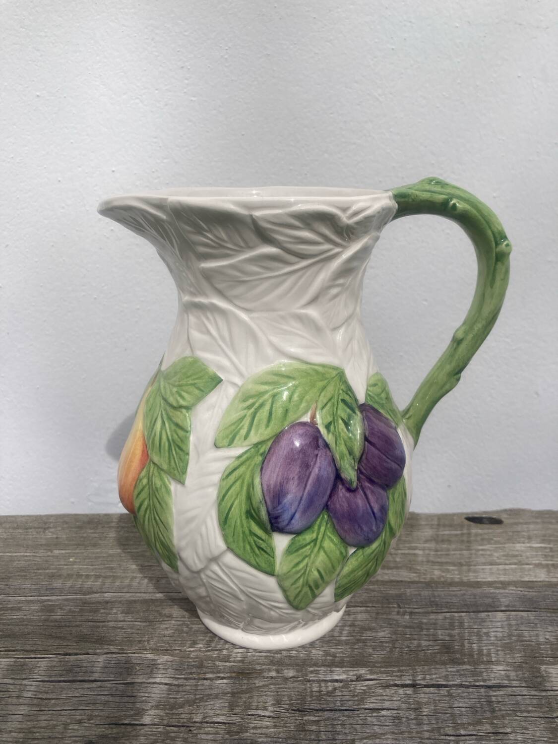 Ceramic fruit slush pitcher