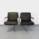 Pair of vintage office armchairs from the 60s and 70s by Wilkhahn