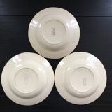 Lot of 3 Digoin plates