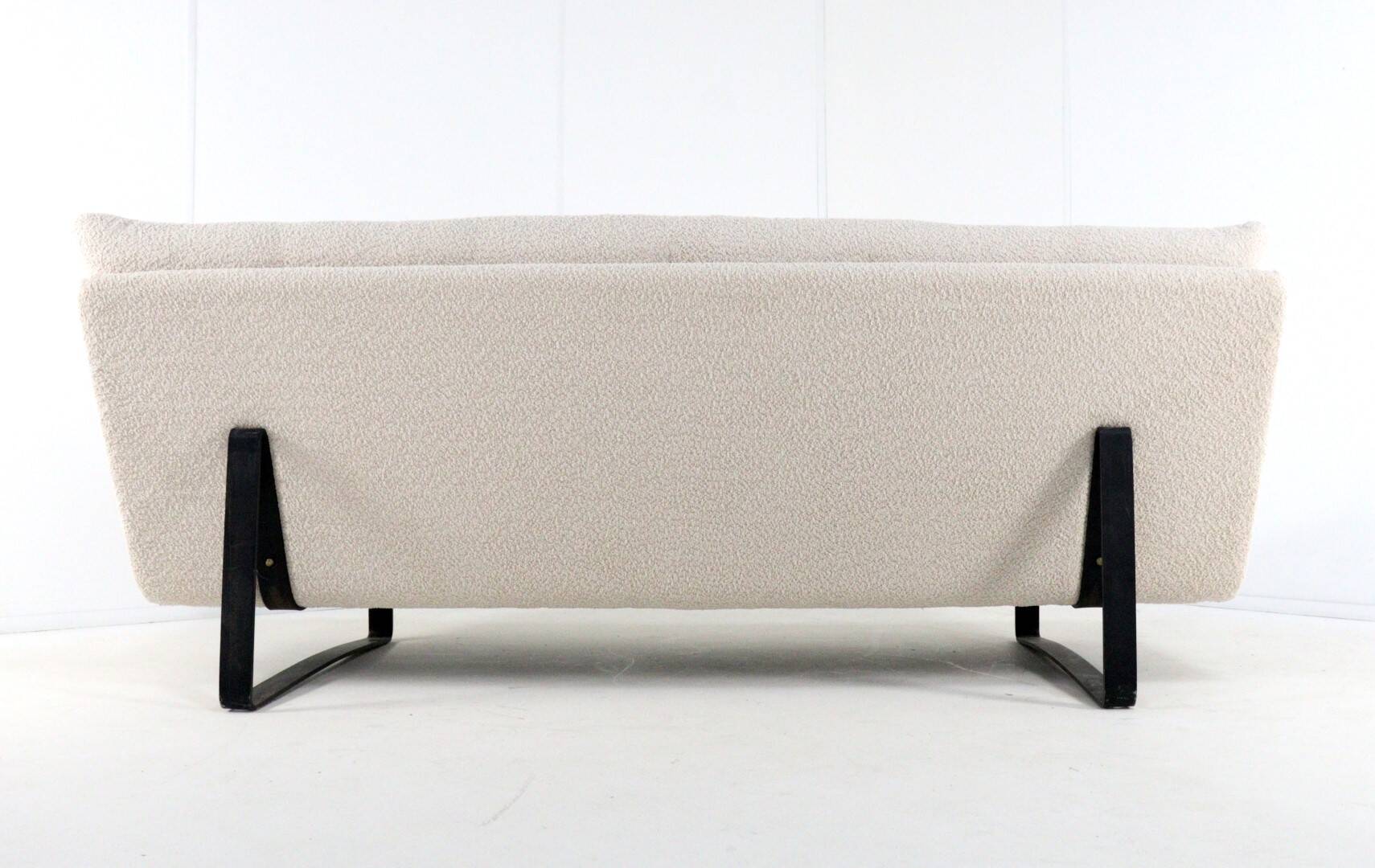 Kho Liang Ie Artifort sofa C684 - new upholstery teddy fabric