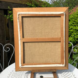 Abstract painting on canvas