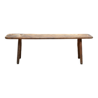 Handmade wooden bench