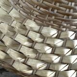 Vintage suspension in woven wicker