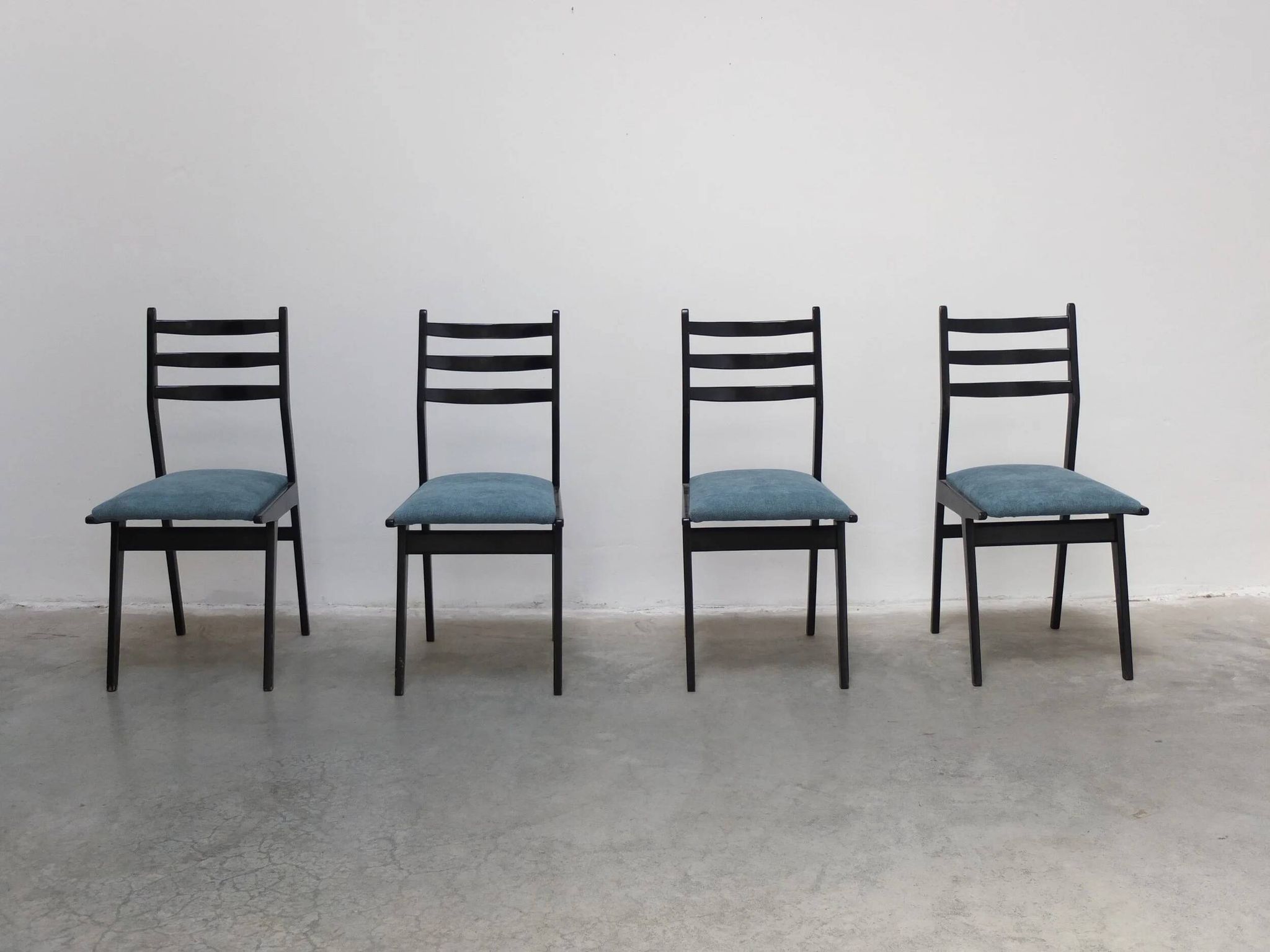 Set of 8 'S4' dining chairs by Alfred Hendrickx for Belform, 1950s