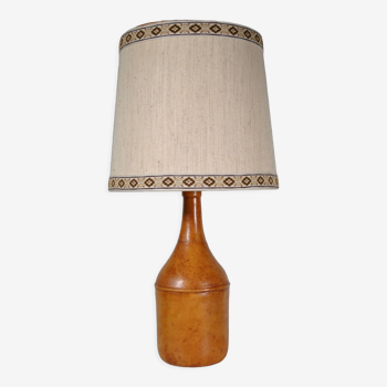 Lampe en cuir 1970