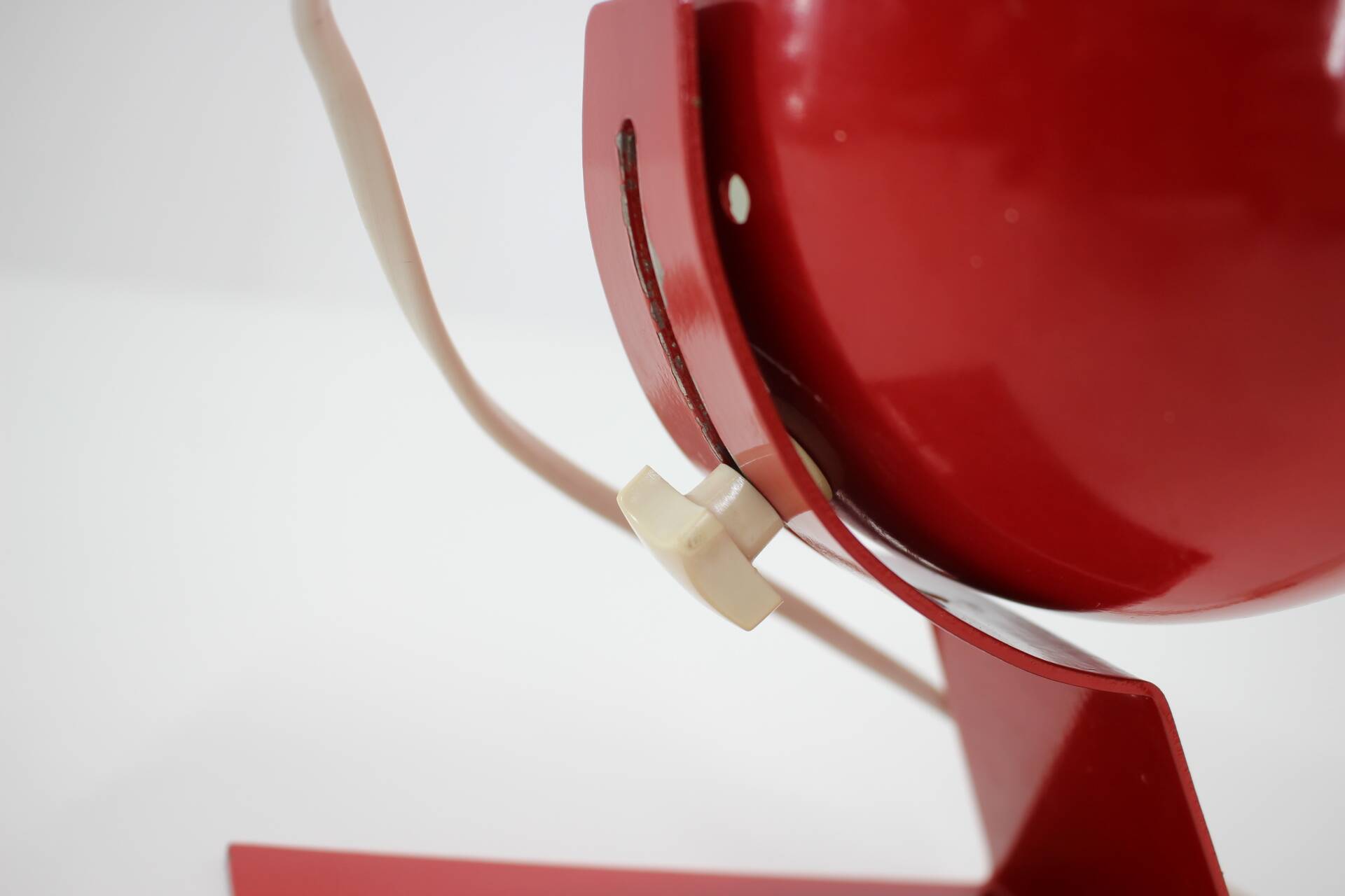 1960s Red Adjustable Table lamp, Germany