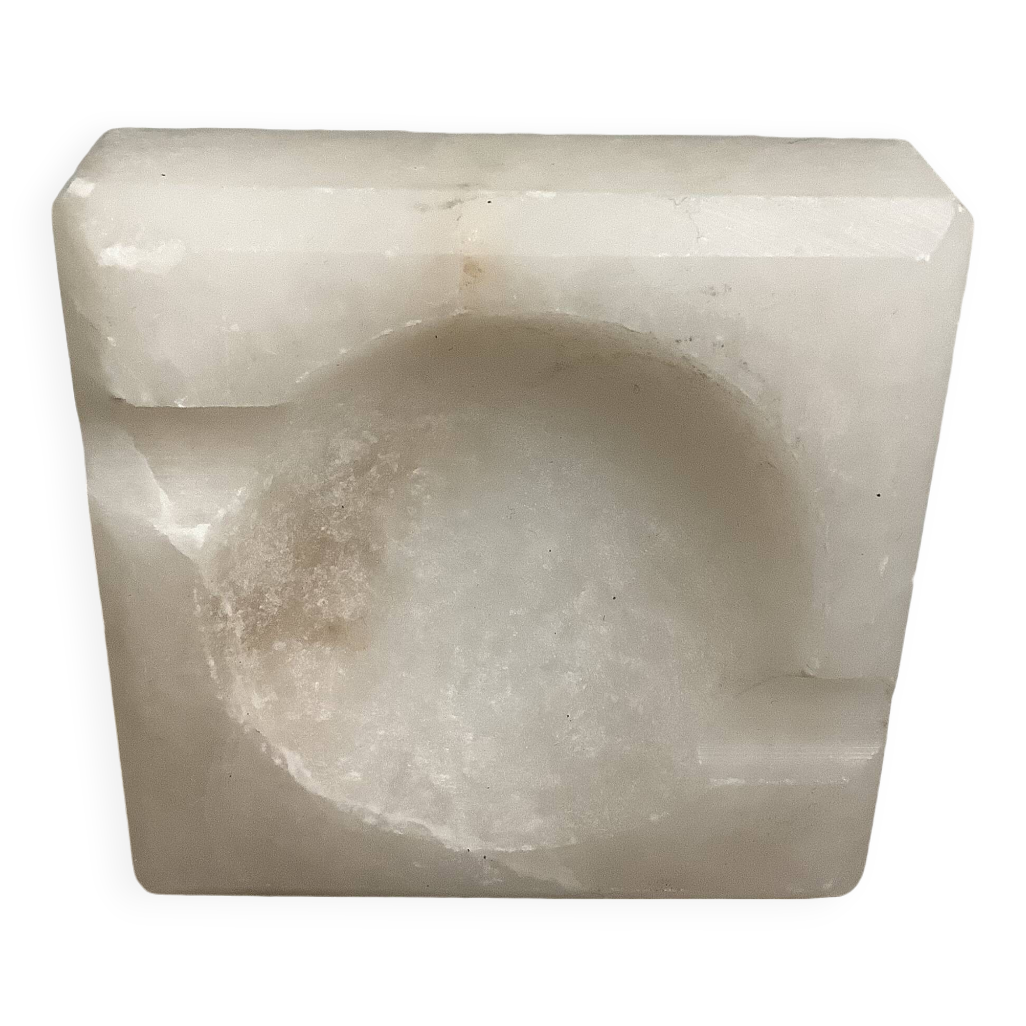 Cendrier individuel en albâtre