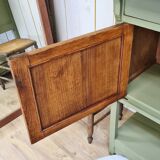 Old 2-door service console in restyled solid oak