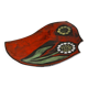 Faience dish from vallauris, free form