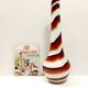 Large Red, Black and White Glass Vase attr. to Carlo Moretti