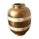 Vase laiton et nacre