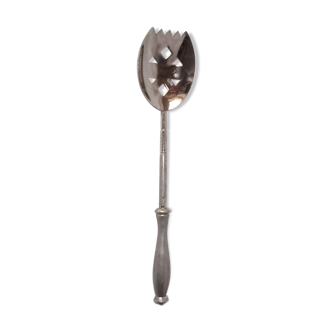 Silver metal ice spoon