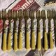 Set of 12 Dessert Cutlery - 1930s - Vintage Dessert Forks